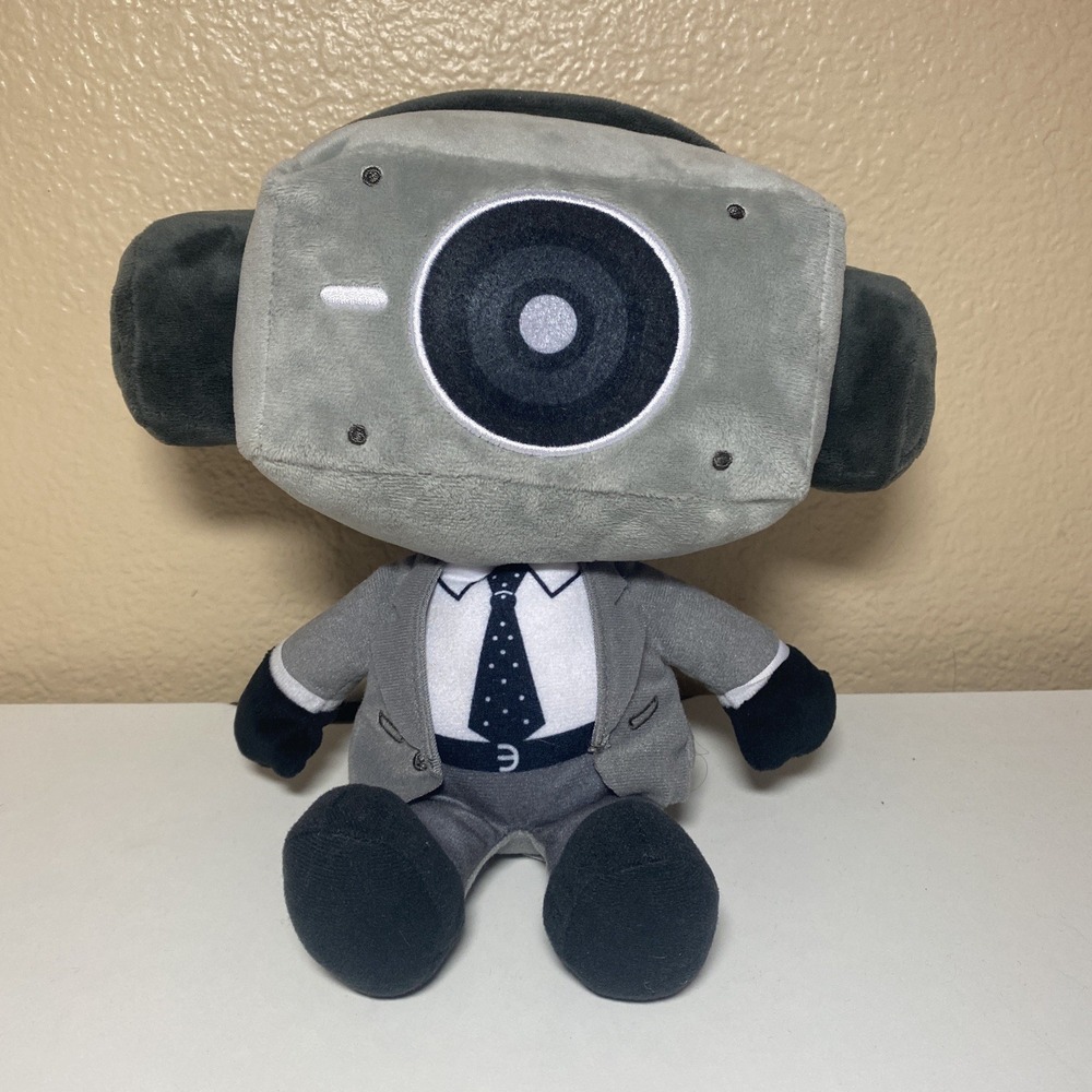 Skibidi Toilet Mystery Titan Speaker Man Stuffed Plush Toy 10" Gift Collectible